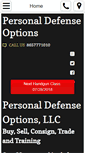Mobile Screenshot of personaldefenseoption.com